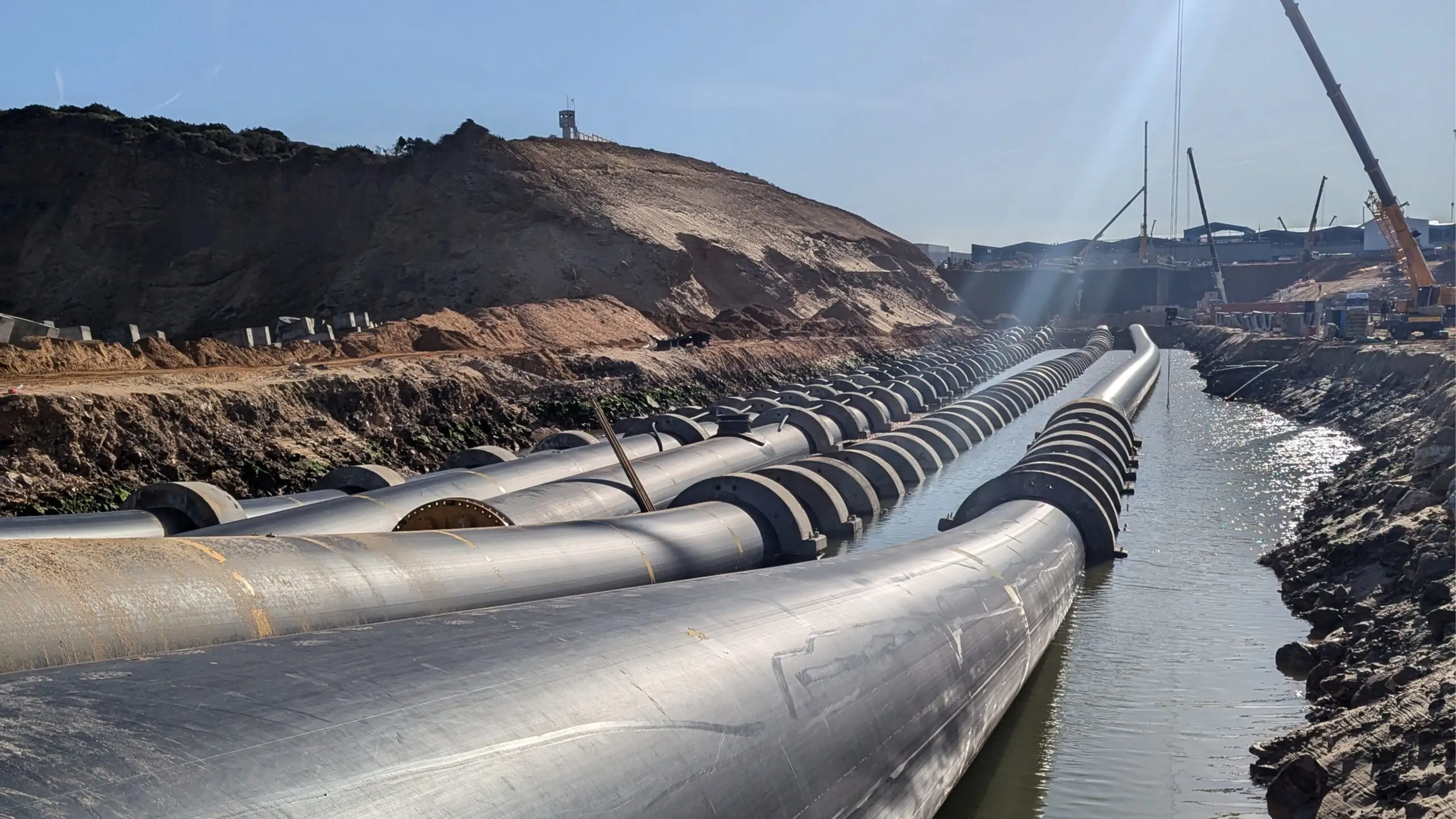 El-Taref desalination marine works